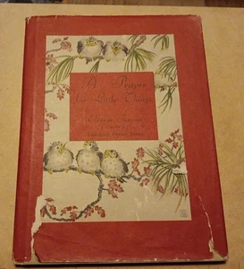 A PRAYER FOR LITTLE THINGS 1945 Eleanor Farjeon 1st Ed. Illustrated, Hardcover - Picture 1 of 8