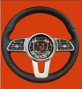 Mercedes AMG Sportlenkrad Leder Multifunktion W177/C118 / H247 - Picture 1 of 2