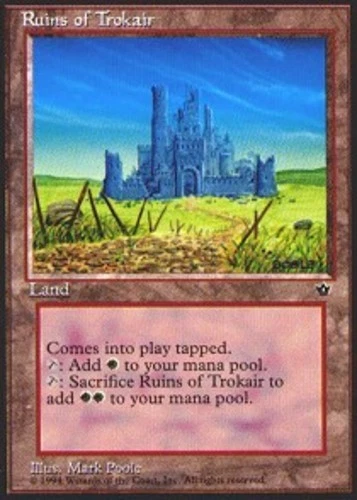Ruins of Trokair - Fallen Empires #100 MTG Magic The Gathering - Image 1 of 1