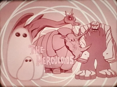 16MM HERCULOIDS LASER LANCERS/ATTACK OF THE FACELESS PEOPLE CARTOON FILM MOVIE - Image 1 of 4