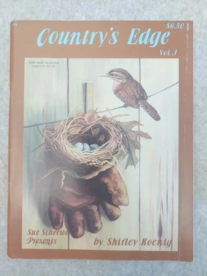 COUNTRY EDGE FARM SCENES VOL1 KOENIG 1987 SCHEEWE DECORATIVE PAINTING BOOKLET - Image 1 of 4