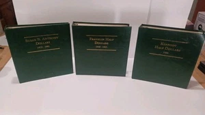 Littleton Albums US Kennedy & Franklin Half Dollars And Susan B. Anthony Dollars - Picture 1 of 16