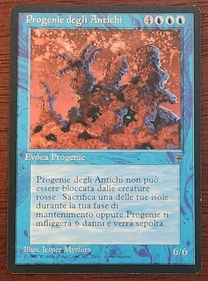 Elder Spawn MtG Italian Legends Progenie Degli Antichi LP Magic The Gathering  - Image 1 of 2