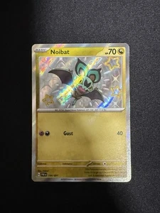 Noibat 194/091 Pokemon Paldean Fates Holo Bebé Brillante Casi Nuevo - Imagen 1 de 2