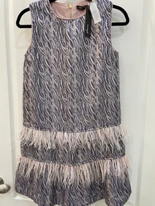 NWT Imoga NELL-FW22 Fondant Girls Special Elegant Jacquard Fabric DRESS,  14 - Picture 1 of 9
