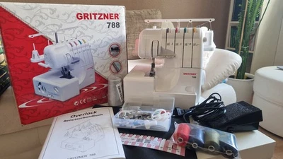 Gritzner 788 Overlock   2-/3-/4- Faden Differentialtransport - Bild 1 von 4