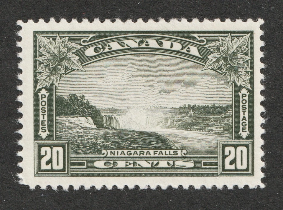 1935 年加拿大 Sc# 225 - 20 美分尼亚加拉大瀑布。 MNH vf Cv$21.00 — 第 1/1 张图片