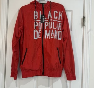 Neu mit Etikett HGC Apparel Damen-Windjacke schwarz von Popular Demand rot Größe S - Bild 1 von 6