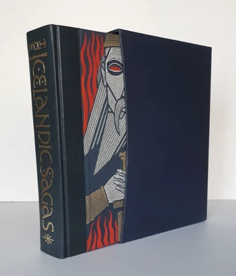 The Icelandic Sagas - Folio Society Leather Bound Illustrated Hardback (1999) - Image 1 of 4