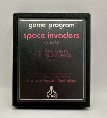 Space Invaders ATARI 2600 Working Picture Label Game Cartridge Only CX2632 - Image 1 of 3