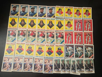 Lote de 316 1988 Topps & Traded Tiffany estrellas de béisbol RC HOF Gwynn Boggs Donnie Foto 1 de 3