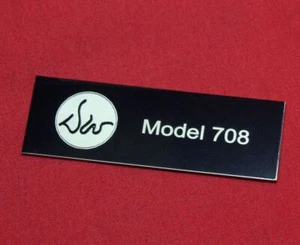 Dan Wesson Model 708 Display Case Plaque  - Picture 1 of 2