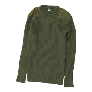 Jersey Militar Tejido Lana Verde De Colección Para Hombre | Suéter Ejército de Combate Fuerzas Armadas - Imagen 1 de 3