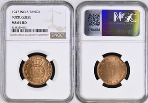 PORTUGUESE INDIA | TANGA 1947 NGC MS65 - Picture 1 of 1