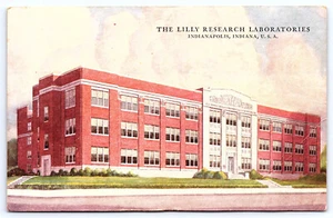 Indianapolis Indiana Lilly Research Laboratories old Postcard D341 - Picture 1 of 2