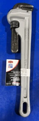 Ridgid 18” Aluminum Pipe Wrench 2-1/2” Pipe Capacity 31100 818 USA NEW - Image 1 of 4