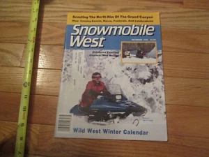 Snowmobile Magazine West Dec 1986 Arctic Cat Polaris Ski Doo Yamaha - Picture 1 of 5