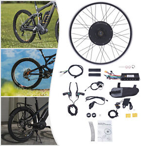 28"/29 Electric Bicycle Motor Conversion Kit Front/Rear Wheel E-Bike Hub w/ LCD