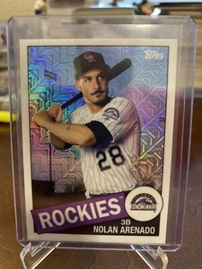 2020 Topps Series 1 Nolan Arenado Silver Pack 1985 Chrome Refractor 85C-13 - Picture 1 of 2
