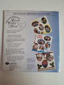 Creative Memories Custom Cutting System 4 Oval Patterns & Sizing Template NIP - Picture 1 of 10