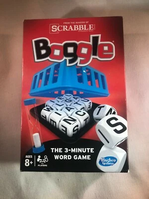 Authentic Vintage BOGGLE 3-Minute Word Game Hasbro...Makers of Scrabble - Image 1 of 4