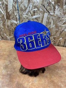 Adelaide 36ers Hat Mens Navy Cap red brim Basketball Vintage Sixers - Picture 1 of 5