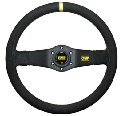 Volante OMP Racing Rally Dished 350 mm - gamuza pequeña (negro) OD0-1951-071 Foto 1 de 3