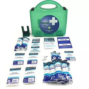 10 Persona Medical Casa Lavoro HSE Emergenza Premier Deluxe Kit Primo Soccorso - Bild 1 von 1