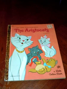 THE ARISTOCATS D122 LITTLE GOLDEN BOOK (1970) VF-NM cond 1st Edition - Foto 1 di 4
