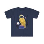 Virtual Reality Owl in Space Unisex Softstyle T-Shirt, 6 colors, S-3XL