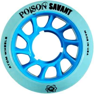 Ruedas de patín Atom Poison Savant 59x38mm 84a - Azul (Juego de 4) - Imagen 1 de 1