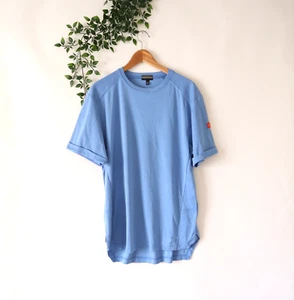 McDonald's Men's Blue Short Sleeve Work Uniform Shirt Size Medium - Picture 1 of 4