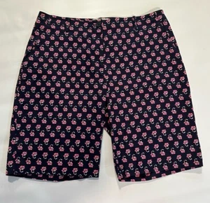 Talbots Floral perfekte Chino Shorts Gr. 12 (10 Schrittlänge) Stretch Baumwolle Elasthan - Bild 1 von 13