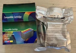 Compatible Ink Cartridge 3-Colour Magenta Yellow Cyan BJC 7000/7100 PC-61 NEW - Picture 1 of 5