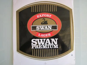 Vintage Beer advertisement sticker Swan Premium - Bild 1 von 1