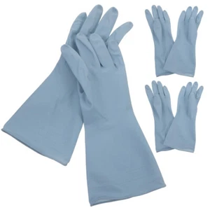 3 Pairs Reusable Cleaning Gloves Household Cleaning Gloves Clothes Washing - Picture 1 of 12