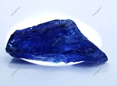 Piedras preciosas sueltas certificadas ásperas de tanzanita azul translúcido natural de 384 quilates Foto 1 de 4