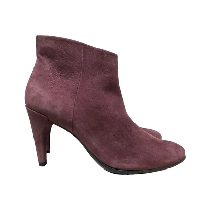 Elegante botín al tobillo Ecco Shape 75 gamuza cremallera borgoña mujer talla 38 EUR Foto 1 de 4