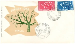 ITALY EUROPE ILLUSTRATED COVER TREES STAMPS SET FDC Europa 1962 LOT(ITALIA 45) - Picture 1 of 1