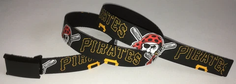 Pittsburgh Pirates BELT Buckle Baseball Fan Game Gear Team Pro MLB Apparel Shop Cover