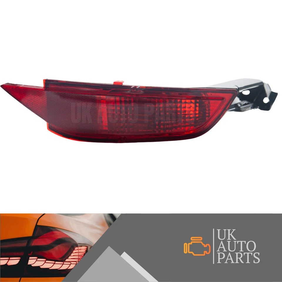 Ford Fiesta Mk7 B299 2008-2018 Red Rear Bumper Fog Light Lamp Drivers Side - Image 1 of 4