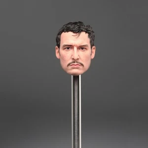 1/6 Male Man Pedro Pascal Mandalorian Head Sculpt Fit 12inch Action Figure Body - Picture 1 of 9