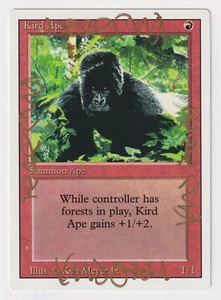 Quadruple Gold Signed Kird Ape LP Revised Artist Ken Meyer, Jr. 1994 MTG Magic! - Picture 1 of 2