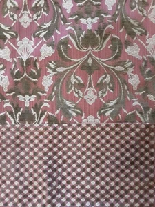 ASHFORD COURT Coperta Lancio Arazzo Floreale Velluto Double Lated 47 X 54 - Foto 1 di 8