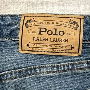 POLO RALPH LAUREN SZ 8 SLIM JEANS STRAIGHT BOYS BLUE DENIM AUTHENTIC DUNGAREES - Picture 1 of 22