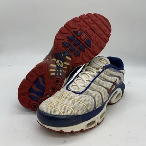 Nike Air Max Plus Shoes Mens 11.5 Red White Blue Olympic USA Low Top Running - Picture 1 of 10