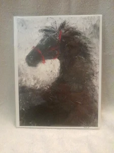 Signed Betsy Hurd Montanta Horse Print 8.5" x 11" - Picture 1 of 7