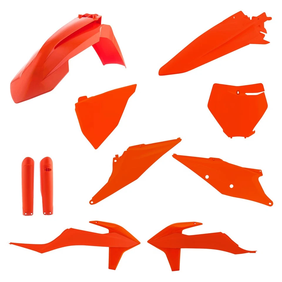 Acerbis Full Plastic Kit 16 KTM 橙色 适用于 KTM 125 SX 2019-2022 — 第 1/4 张图片