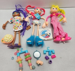 Vintage 1998 Betty Spaghetty’s “Slumber Party” w/ Zoe, Betty & Hannah/Ohio Art - Picture 1 of 15