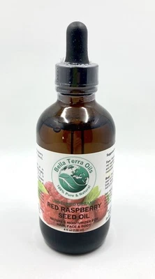 Bella Terra Oils Red Raspberry Seed Oil 4oz SEALED - Image 1 of 2